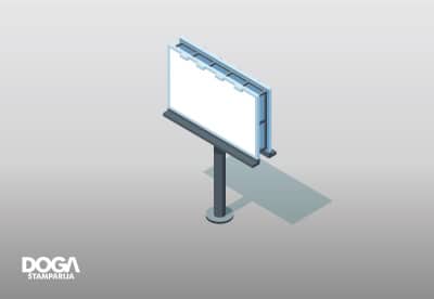 DOGA štamparija -Spoljašnje brendiranje - ooh program - ulično brendiranje - pize - backlight - bilbord koji se prosvetljava